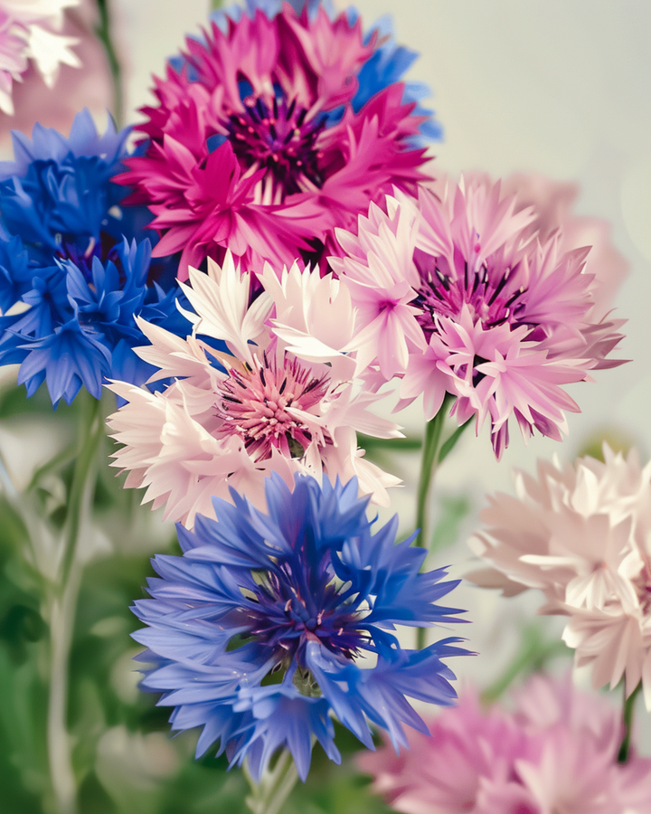 Kornblume Mixed Samen (Centaurea cyanus) – einjährige Bio-Blume