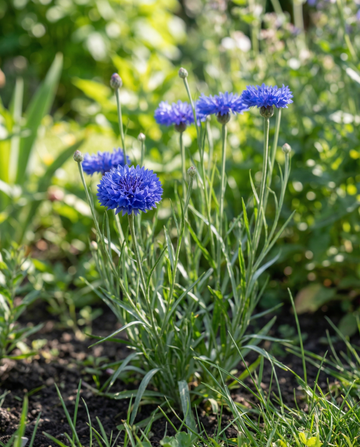 Kornblume Blue Ball (Centaurea cyanus) – Bio-Samen für einjährige Blumen von SeedsChoice
