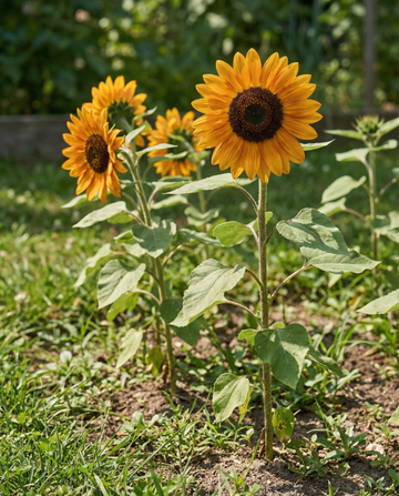 Sunflower Nakdi F1 Pollen Free (Helianthus annuus) – organic annual flower seeds from SeedsChoice
