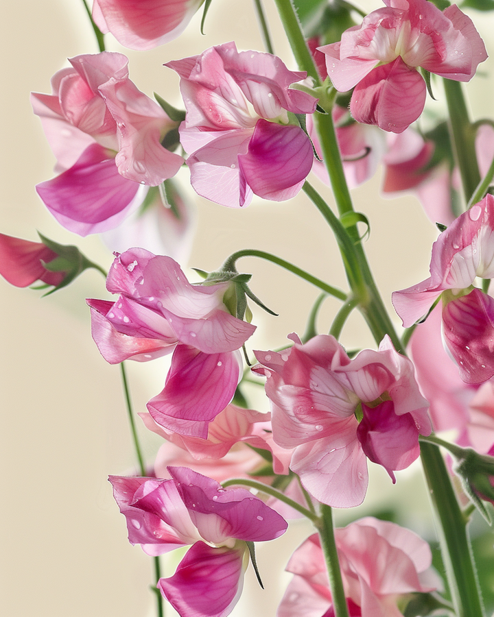 Sweet Pea Painted Lady seeds (Lathyrus odoratus) – organic annual flower