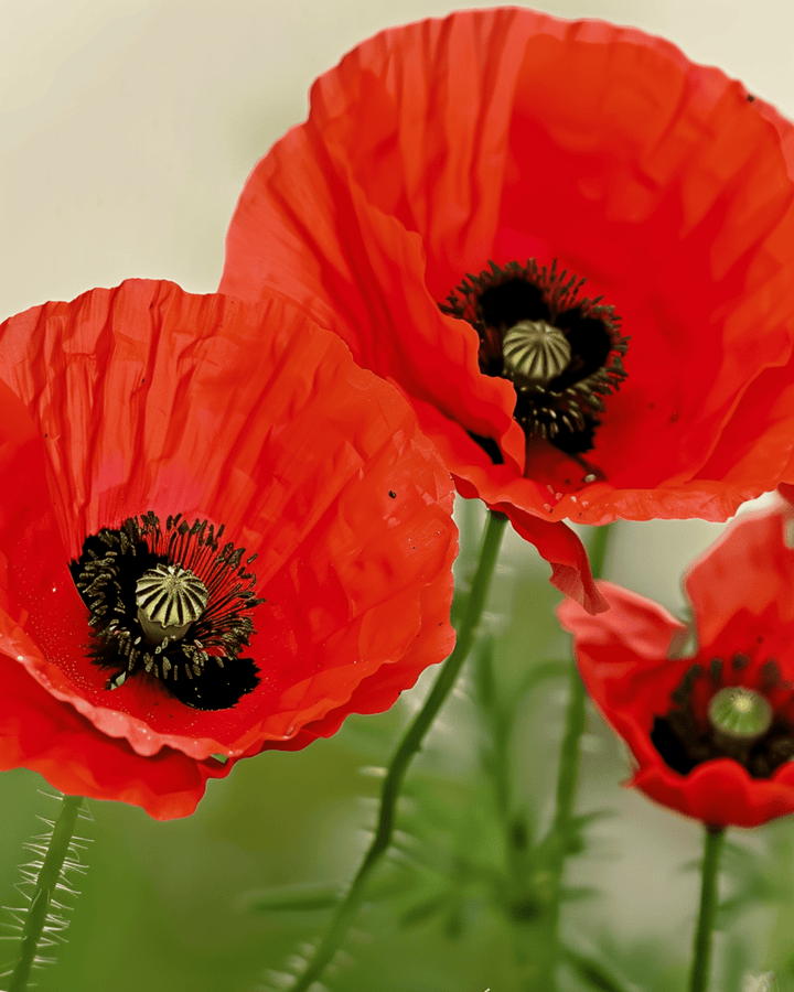 Poppy seeds (Papaver rhoeas) – organic annual flower