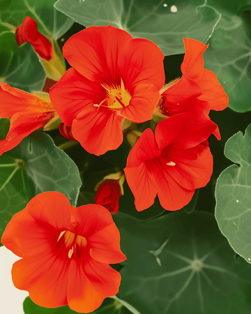 Kapuzinerkresse Empress Of India Samen (Tropaeolum majus) – einjährig, Bio