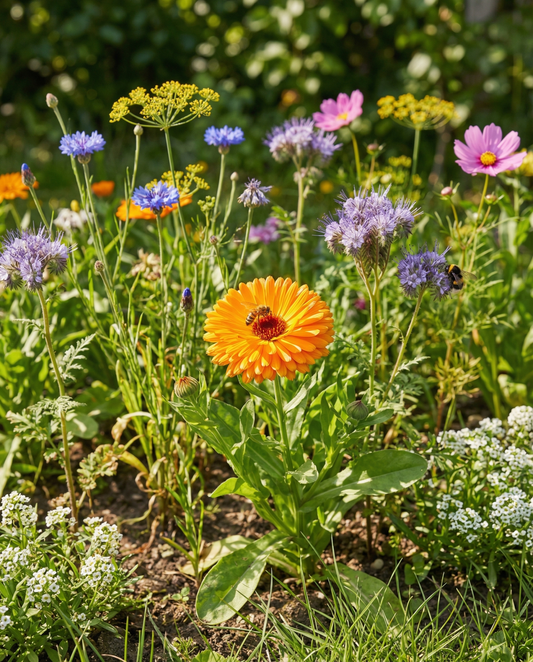 For Bees Mix (Sinapis alba) – organic annual flower seeds from SeedsChoice