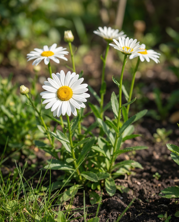 Margerite Shasta Daisy May Queen (Chrysanthemum leucanthemum) – Bio-Saatgut für mehrjährige Pflanzen von SeedsChoice