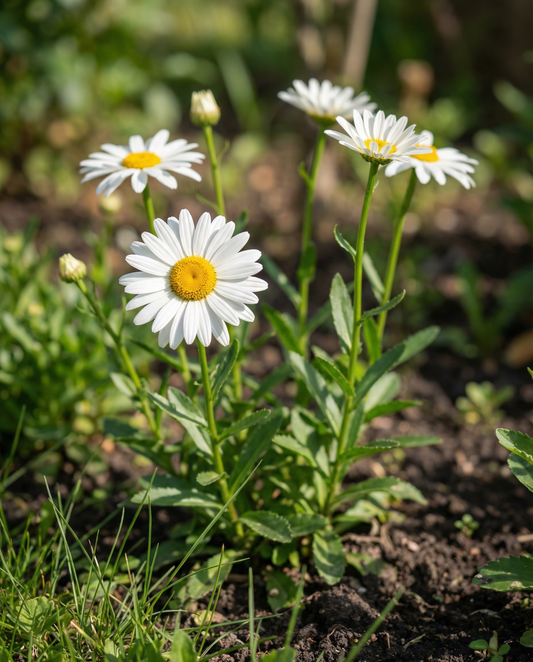 Margerite Shasta Daisy May Queen (Chrysanthemum leucanthemum) – Bio-Saatgut für mehrjährige Pflanzen von SeedsChoice