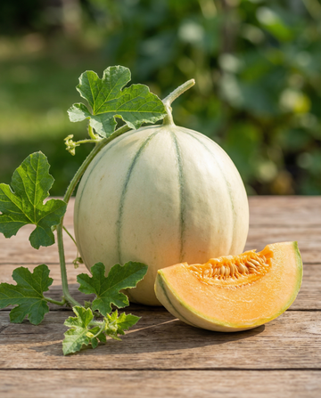 Sugar Melon Charentais (Cucumis melo) – organic annual vegetable seeds from SeedsChoice