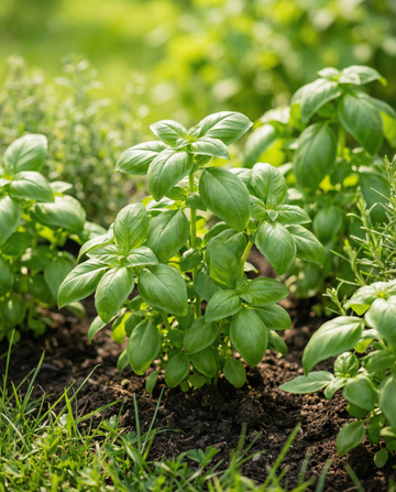 Sweet Basil Italiano Classico (Ocimum basilicum) – organic annual seeds from SeedsChoice