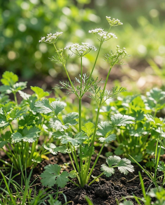 Koriander (Coriandrum sativum) – Bio-Saatgut, einjährige Kräuterpflanze, von SeedsChoice