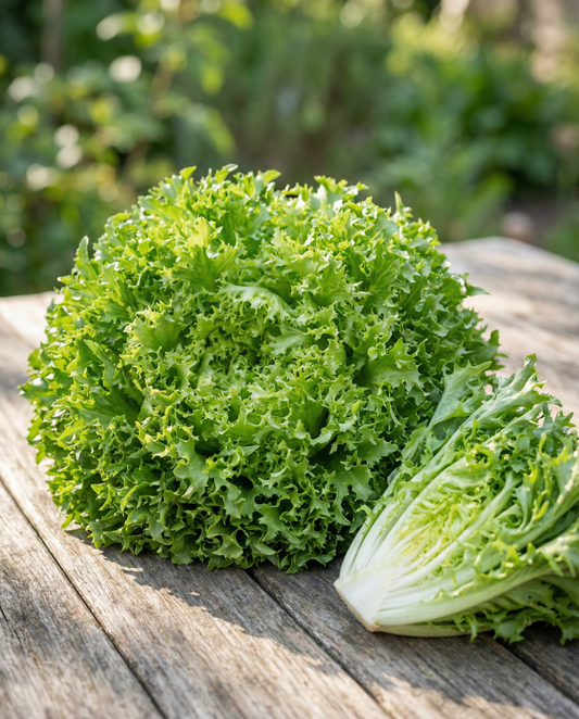 Curled Endive Grosse Pancaliere (Cichorium endivia) – organic annual vegetable seeds from SeedsChoice