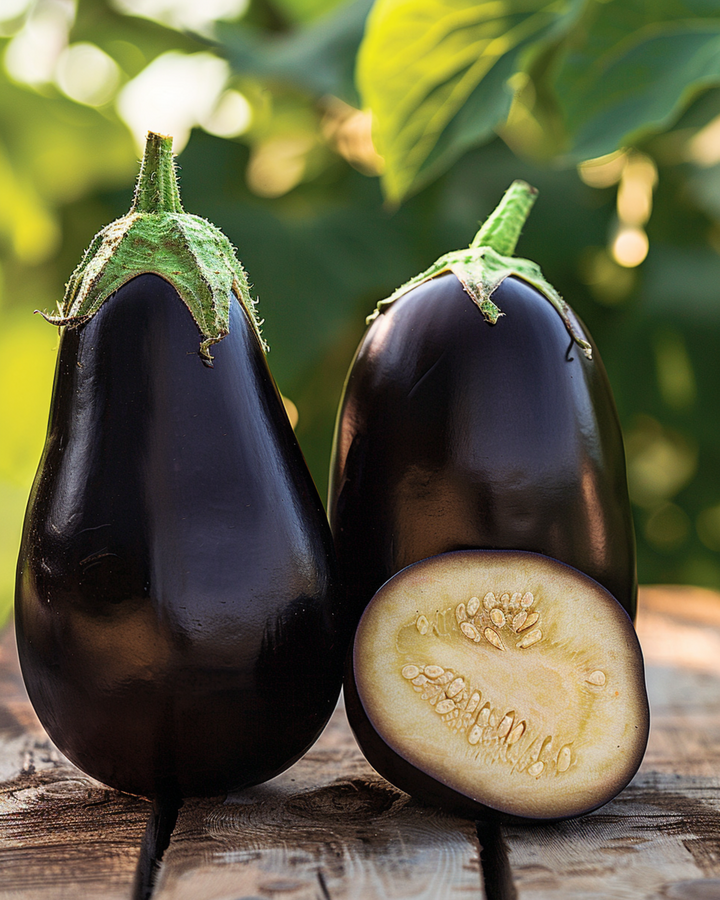 Aubergine Black Beauty Samen (Solanum melongena) – einjähriges Bio-Gemüse