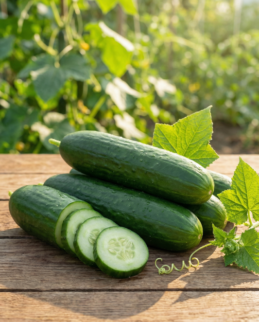 Cucumber Marketmore (Cucumis sativus) – organic annual vegetable seeds from SeedsChoice