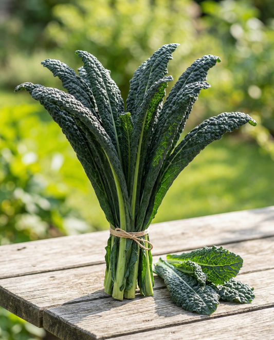 Black Leaf Kale Nero Di Toscana (Brassica oleracea) – organic annual vegetable seeds from SeedsChoice