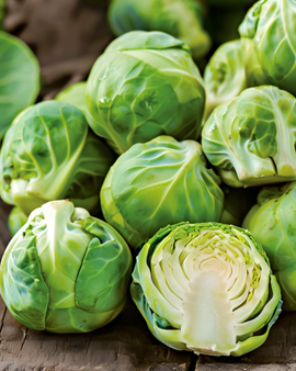 Brussels Sprouts Seeds Organic Doric F1 Brassica Oleracea Biennial
