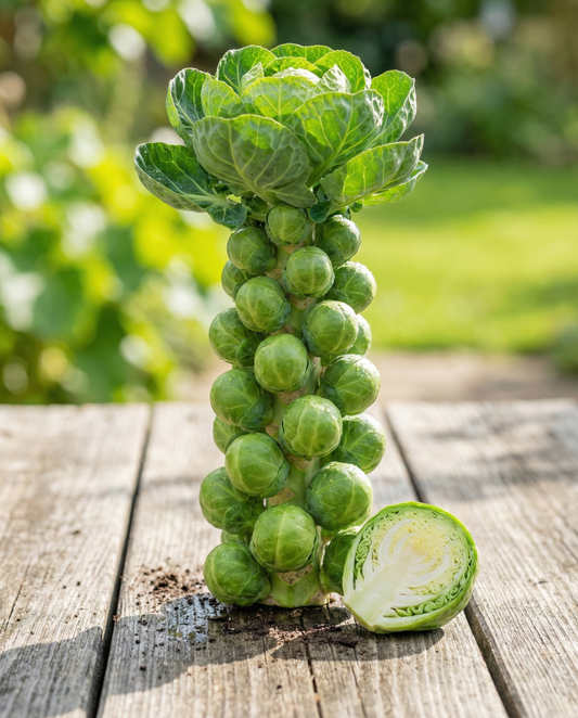 Rosenkohl Doric F1 (Brassica oleracea) – Bio-Saatgut, zweijährig, von SeedsChoice