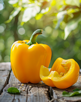 Sweet Pepper Seeds Yellow California Wonder Organic Capsicum Annuum Annual