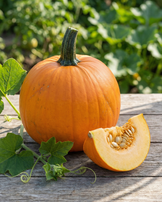 Jack O Lantern Pumpkin (Cucurbita pepo) – organic annual vegetable seeds from SeedsChoice