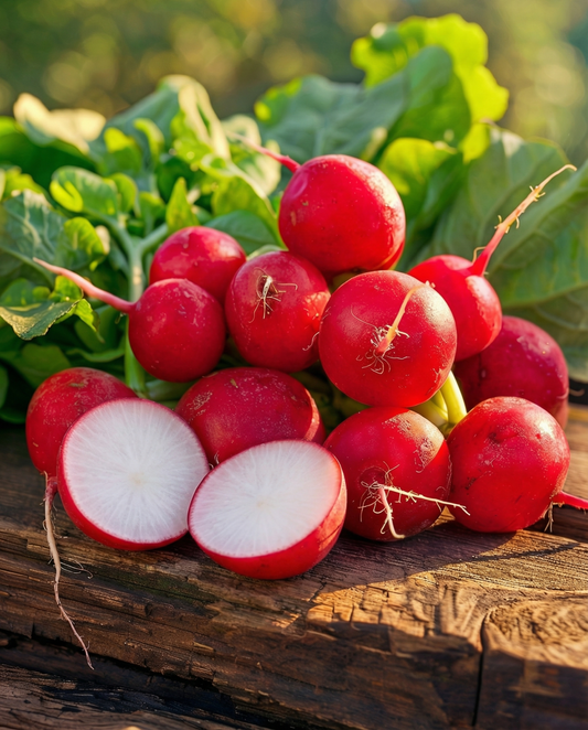 Radieschen Raxe (Raphanus sativus) – einjährige Bio-Gemüsesamen von SeedsChoice
