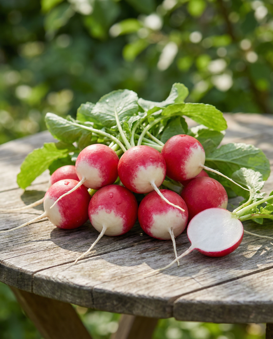Radish Sparkler 2 (Raphanus sativus) – organic annual vegetable seeds from SeedsChoice