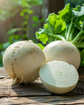 Mairübensamen Bio Brassica Rapa Platte Witte Mei einjährig