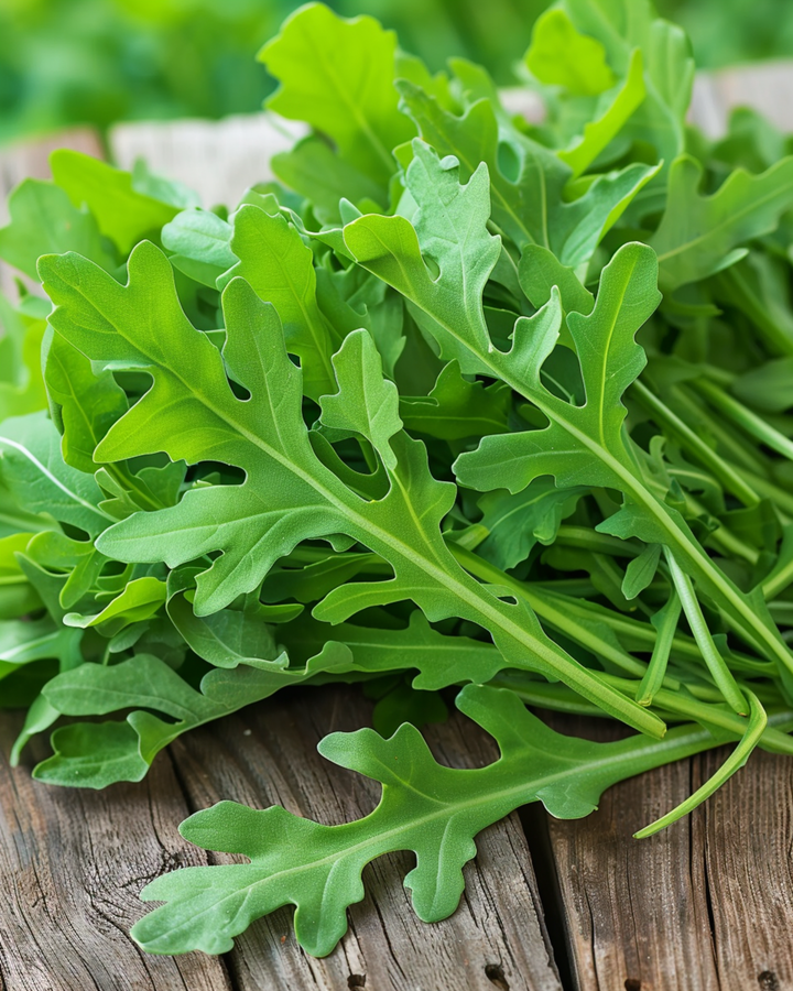 Rocket seeds (Eruca sativa) – organic annual vegetable