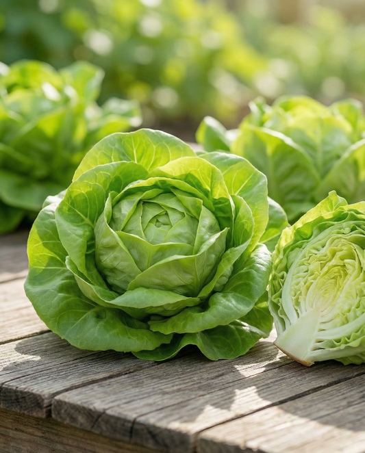 Lettuce May Queen (Lactuca sativa) – organic annual vegetable seeds from SeedsChoice