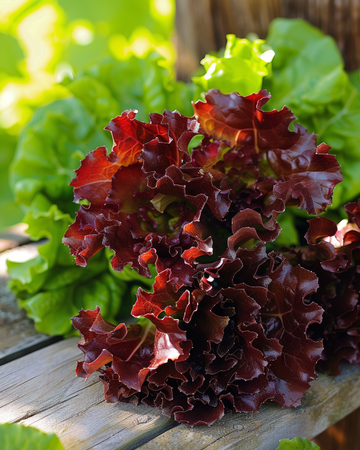 Schnittsalat Red Salad Bowl Samen (Lactuca sativa) – einjähriges Bio-Gemüse