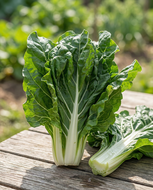 Swiss Chard White Silver 2 (Beta vulgaris) – organic annual vegetable seeds from SeedsChoice