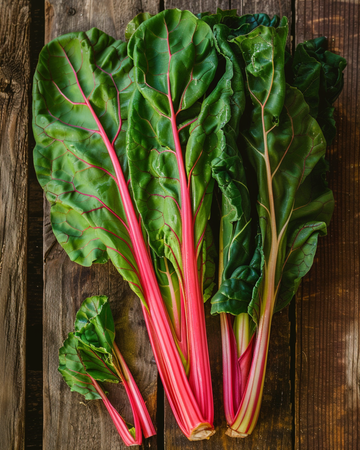 Mangold Rhubarb Samen (Beta vulgaris) – Bio-Saatgut, einjähriges Gemüse