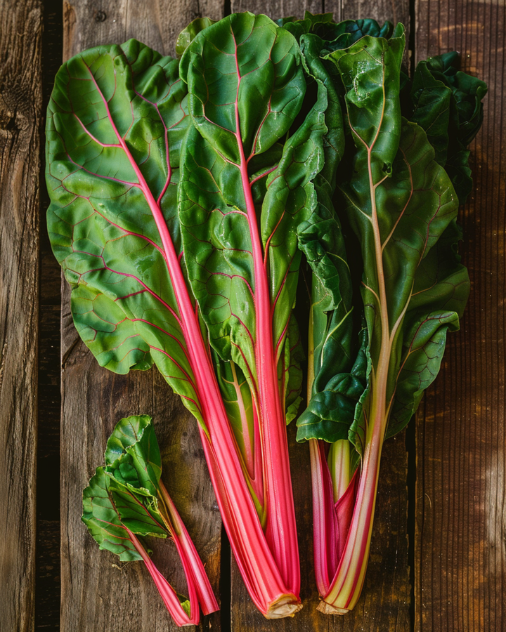 Mangold Rhubarb Samen (Beta vulgaris) – Bio-Saatgut, einjähriges Gemüse