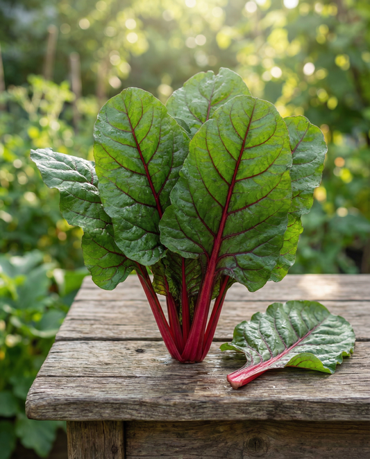 Mangold Rhubarb (Beta vulgaris) – Bio-Saatgut, einjähriges Gemüse von SeedsChoice