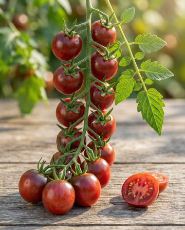 Cherry Tomato Cerise (Solanum lycopersicum) – einjährige Bio-Gemüsesamen von SeedsChoice