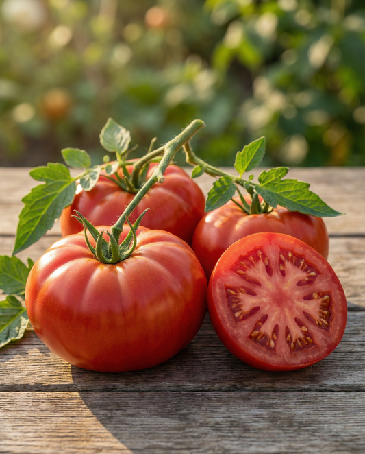 Beefsteak Tomato Marmande (Solanum lycopersicum) – organic annual vegetable seeds from SeedsChoice