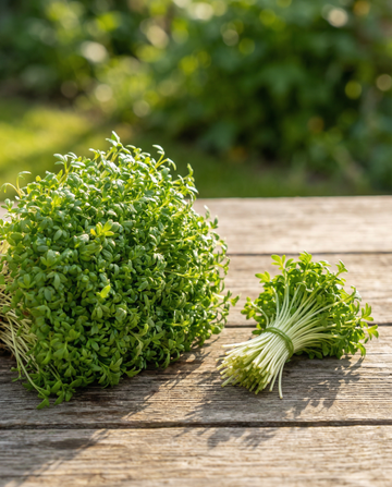 Common Cress (Lepidium sativum) – organic annual vegetable seeds from SeedsChoice