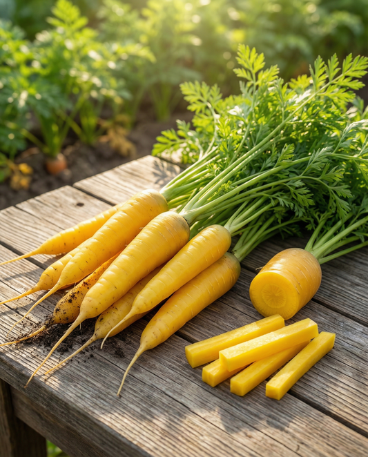 Carrot Yellowstone F1 (Daucus carota) – organic annual vegetable seeds from SeedsChoice