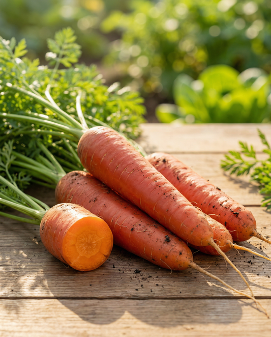 Winter Carrot Flakkeese 2 (Daucus carota) – organic annual vegetable seeds from SeedsChoice