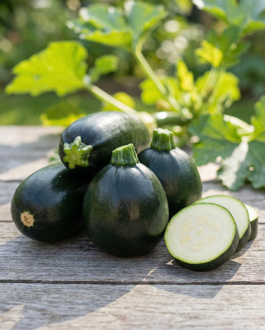 Black Beauty Zucchini (Cucurbita pepo) – einjährige Bio-Samen von SeedsChoice