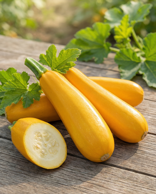 Summer Squash Yellowfin F1 (Cucurbita pepo) – organic annual vegetable seeds from SeedsChoice