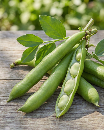 Broad Bean Witkiem (Vicia faba) – organic annual vegetable seeds from SeedsChoice
