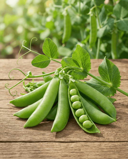 Sugar Pea Norli (Pisum sativum) – organic annual vegetable seeds from SeedsChoice