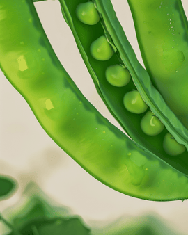 Zuckererbsensamen Record Bio Pisum Sativum einjährig