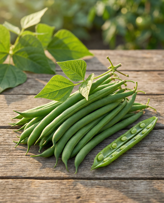 Busch-Filetbohne Compass (Phaseolus vulgaris) – einjährige Bio-Gemüsesamen von SeedsChoice