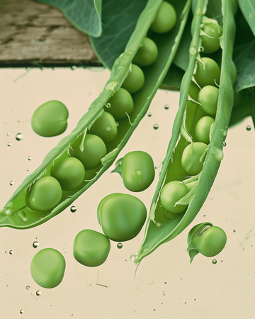 Erbse Karina Samen (Pisum sativum) – einjähriges Bio-Gemüse