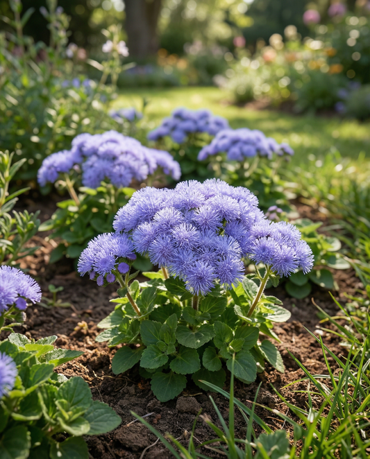 Leberbalsam Blue Mink (Ageratum houstonianum) – einjährige Blumensamen von SeedsChoice