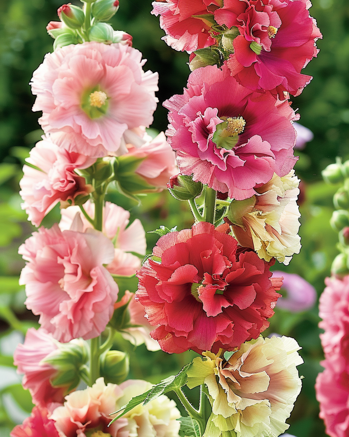 Stockrose Summer Carnival Samen (Alcea rosea) – einjährig
