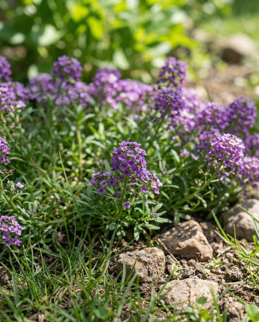 Sweet Alyssum Royal Carpet (Lobularia maritima) – annual flower seeds from SeedsChoice