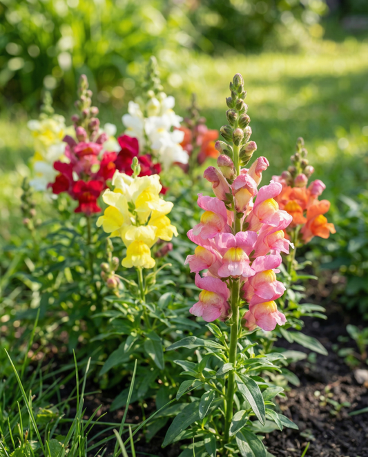 Snapdragon Half Tall (Antirrhinum majus) – annual mix seeds from SeedsChoice