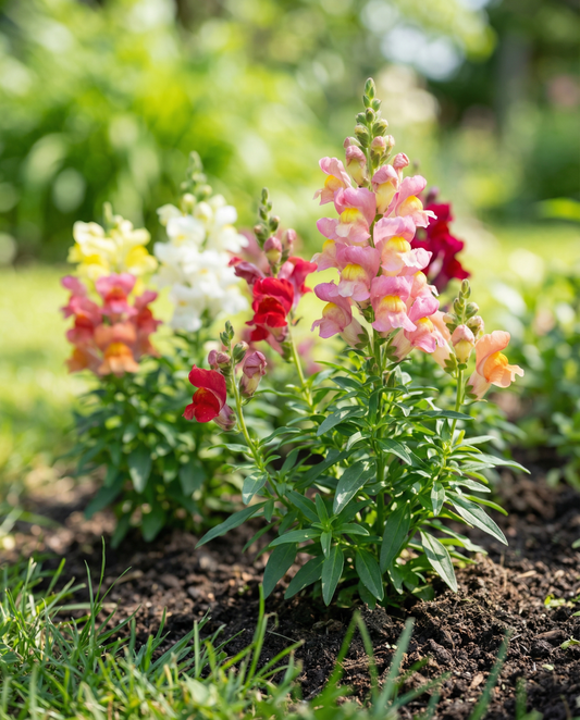 Snapdragon Tom Thumb Mixed (Antirrhinum majus) – annual mix seeds from SeedsChoice