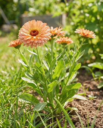 Ringelblume Touch Of Red Buff (Calendula officinalis) – einjährige Blumensamen von SeedsChoice
