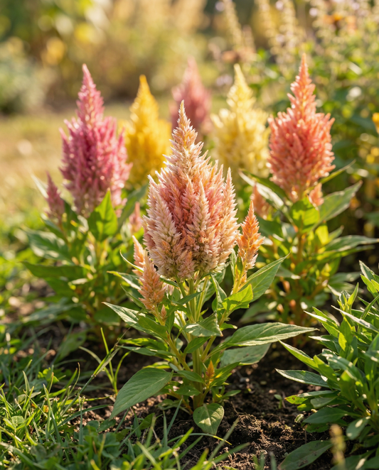 Ice Cream Mixed (Celosia argentea) – einjährige Sortenmischung Samen von SeedsChoice