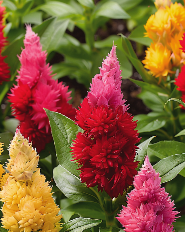 Ice Cream Mixed Samen (Celosia argentea) – einjährige Sortenmischung